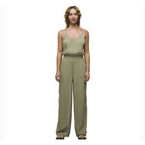 Prana Agave Green Fernie Tencel Modal Jumpsuit Size Medium NWT